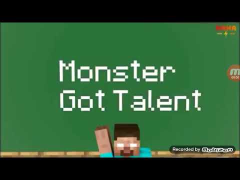 Monster School:Monster Got Talent Challenge Minecraft 2020 Animation