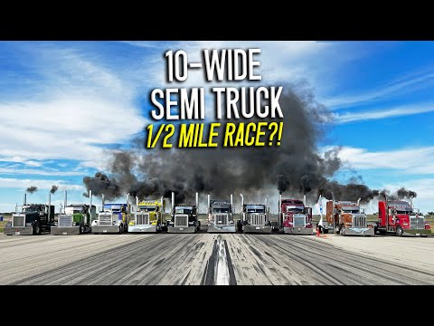 FAST Semi Trucks INVADED the Texas Half Mile Event!