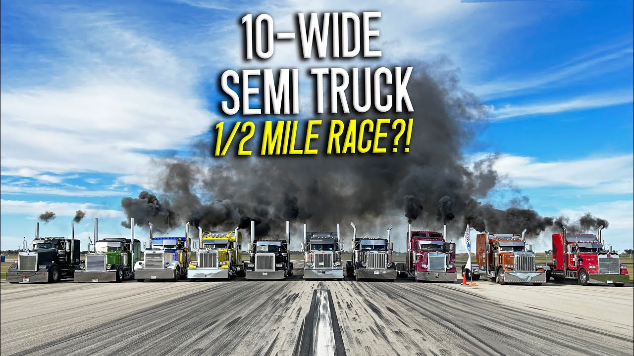 FAST Semi Trucks INVADED the Texas Half Mile Event!