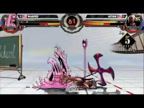 Combo Breaker 2016 - Warped vs acfan - Skullgirls Pools