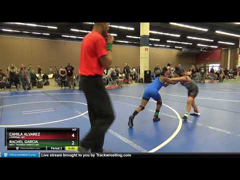 95 Lbs Round 1 - Rachel Garcia, Best Trained Wrestling Vs Camila Alvarez, Cardinal WC 801f