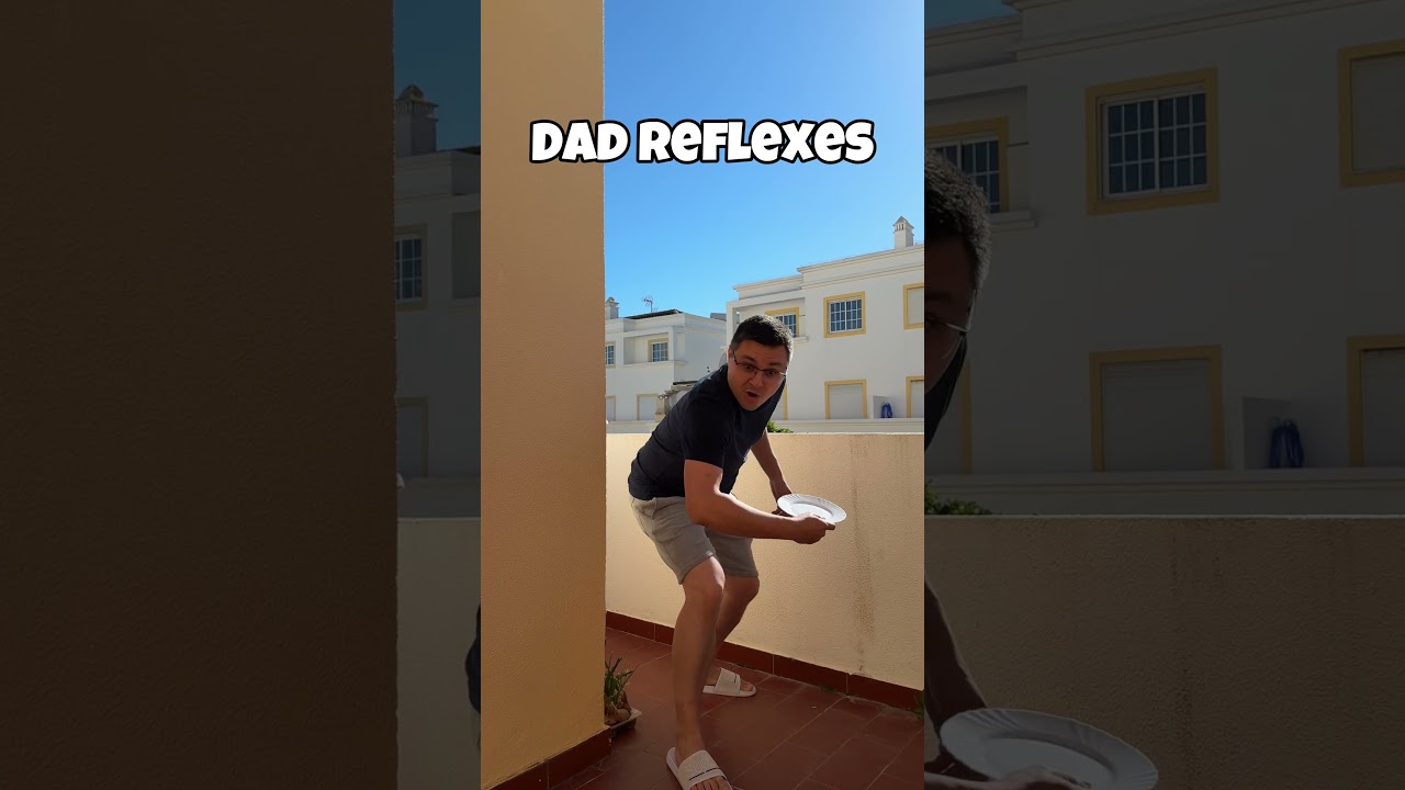 Dad Reflexes… Almost 😅 Save Gone Wrong #baby #dad #dadlife #family #parenting #babies #cute #funny