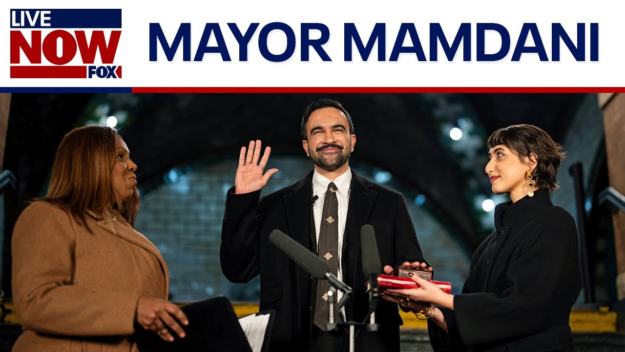 WATCH: Zohran Mamdani sworn in as new NYC mayor