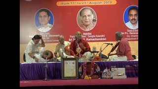 GRAND CARNATIC VOCAL CONCERT - TRICHUR V RAMACHANDRAN  17-8-2019