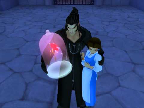 Kingdom Hearts II, English cutscene: 425 - Belle or the Rose? - HD 720p