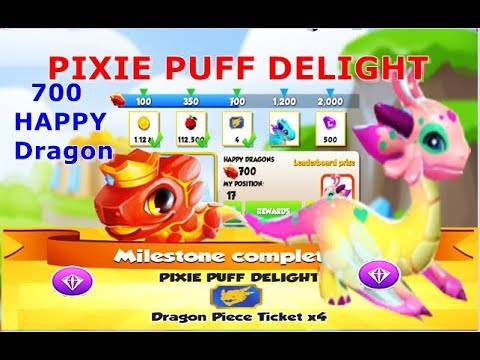 PIXIE PUFF DELIGHT EVENT-Dragon Mania legends | Pixie Dot Dragon | 700 Happy Dragons | HD