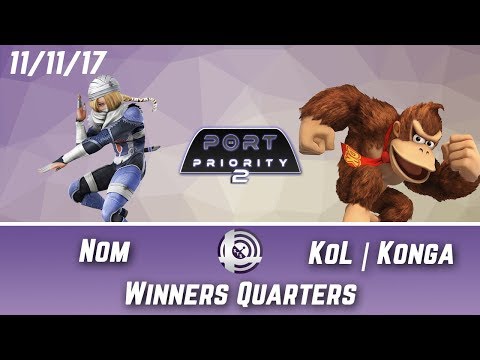 Port Priority 2 - Nom (Sheik) Vs. KoL | Konga (Donkey Kong) - Winners Quarters
