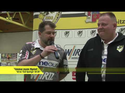 KR-TV.de 0381Die Stimme zum Spiel -  HSG Krefeld vs. TuS Spenge