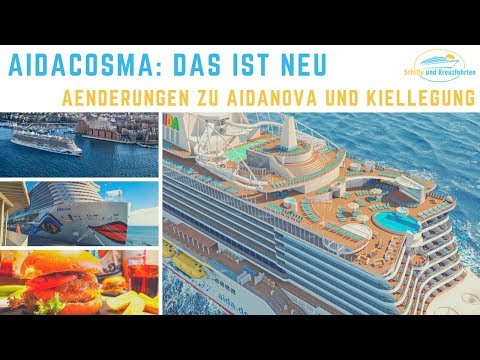 AIDAcosma: Das ist neu! Die Unterschiede zu AIDAnova + Kiellegung in Warnemünde