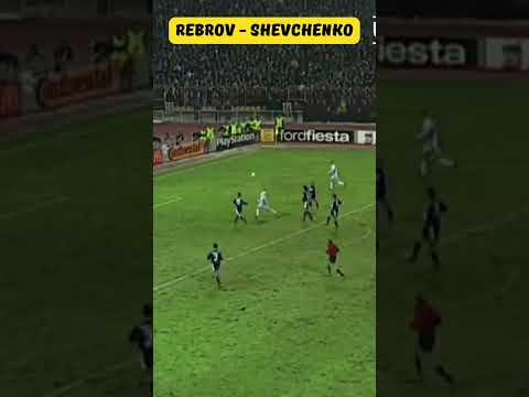 Rebrov - Shevchenko - Goal #footballhistory #shevchenko #rebrov #dynamokyiv #leaguechampions