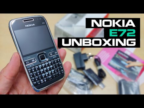 Nokia E72 Unboxing 4K (RM-530) - Review - Full Pack with all accessories