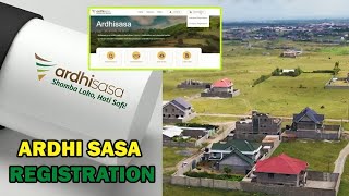How to register Ardhi sasa Account | Easy & Quick