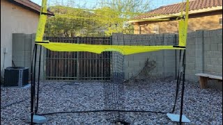Volleyball Training Net System, Portable &Easy Setup for Backyard Individual &Te