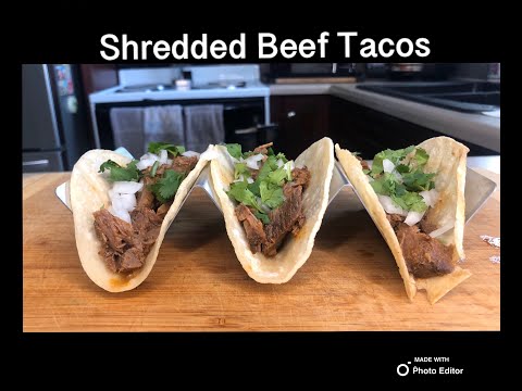 Easy Shredded Beef Tacos | Crockpot Recipe | Party...