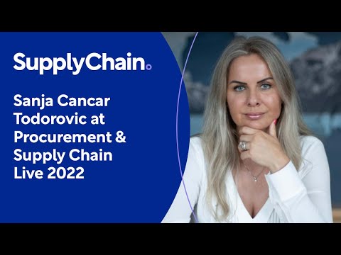 Sanja Cancar Todorovic at Procurement & Supply Chain Live 2022