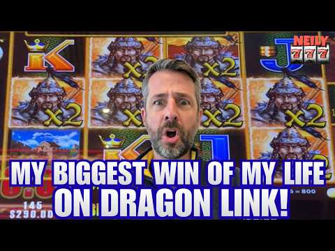 MASSIVE! I JUST GOT THE BIGGEST JACKPOT of my LIFE on GHENGIS KHAN DRAGON LINK SLOT MACHINE!