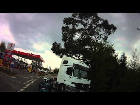 HGV pulling out on cyclists
