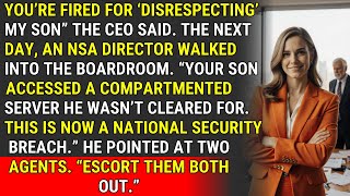 They Fired Me for Blocking the CEO's Son. Then the NSA Walked In. ♟️ | #CorporateCheckmate