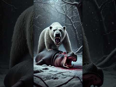 Polar Bear vs Lion vs Tiger (Hippopotamus, Rhinoceros, Orca, Megalodon) Battle #animals #tiger