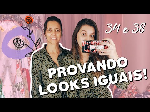 PROVANDO LOOKS IGUAIS COM A MINHA MÃE | | YASMIM FASSBINDER