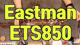 Video thumbnail for 색소폰리뷰 이스트만 테너 ETS850 리뷰 Eastman ETS850 by BS Saxophone repair shop
