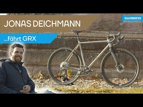 Extremradler Jonas Deichmann zu seinem neuen Fahrrad mit SHIMANO GRX