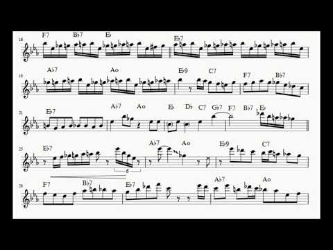 Joe Farrell - Don't Git Sassy Live Tenor Sax Solo Bb Transcription