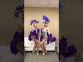 Las Vegas Show Girls Purple And Silver Costume