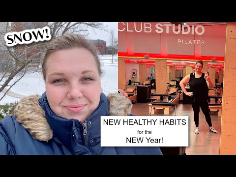 SNOW! First Time Trying Reformer Pilates! Starting NEW Healthy Habits for the NEW YEAR! VLOGMAS