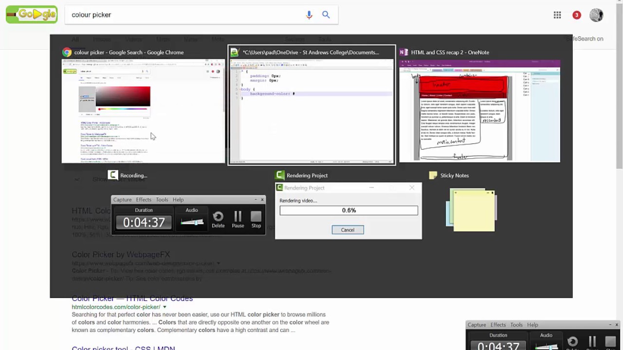 HTML and CSS - 2 column layout