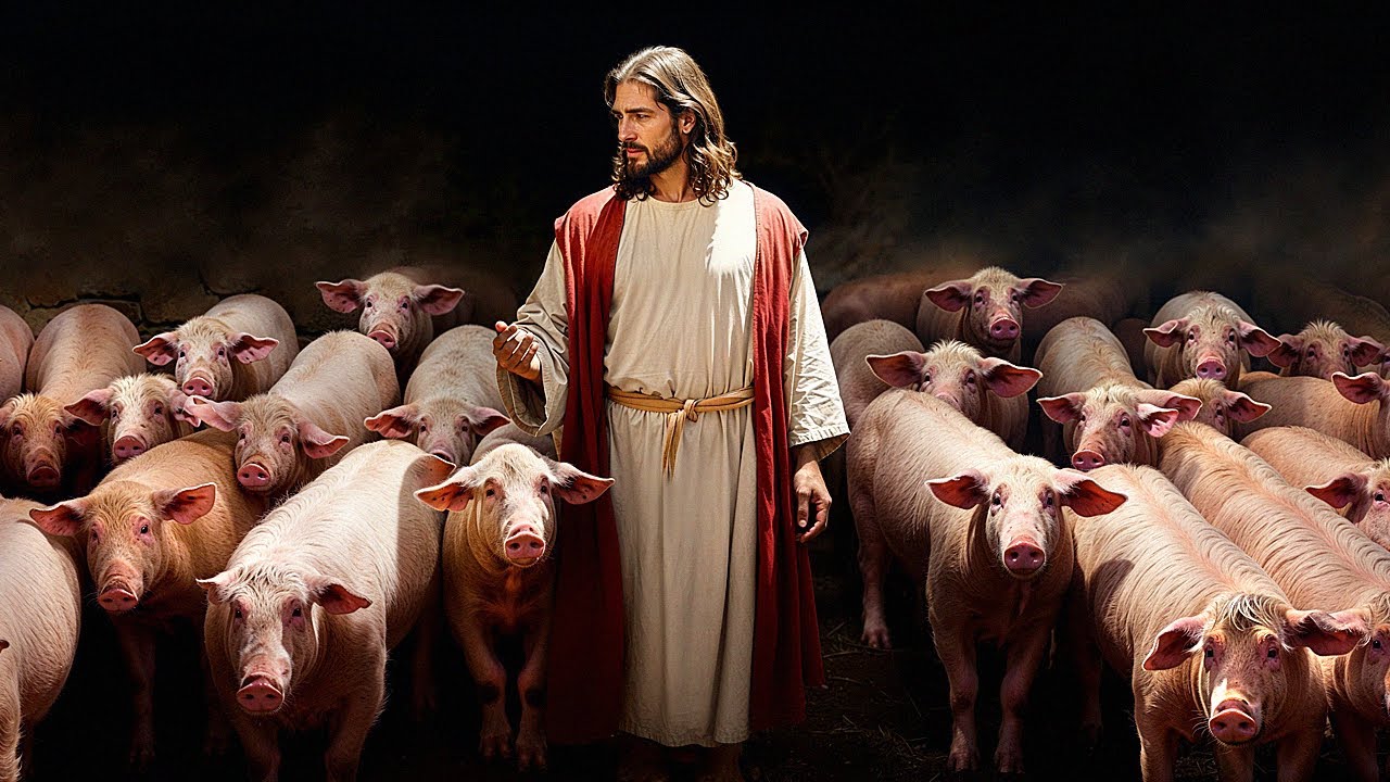 Porque os DEMÔNIOS pediram a JESUS para entrar nos PORCOS?