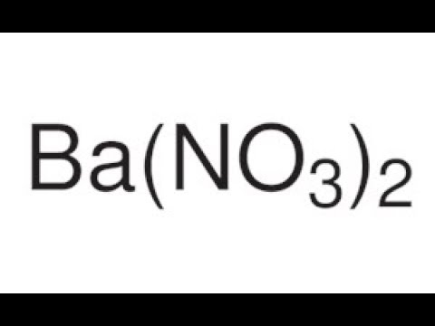 Showing about preparation of barium nitrate
