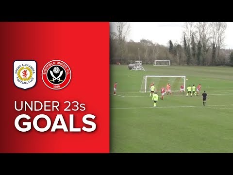 Crewe 4-2 Blades Under 23s - United goals
