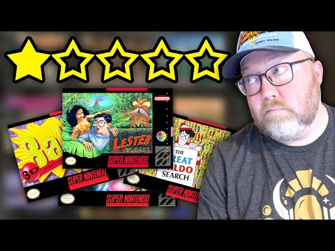 Let's Look at EVERY 1-Star SNES Game
