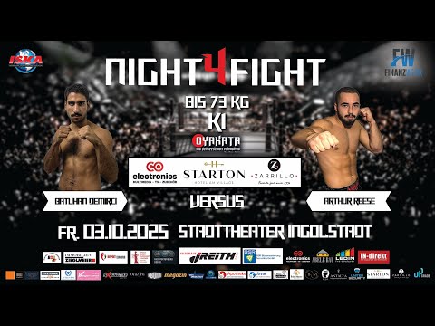 NIGHT4FIGHT VOL.6 |  Demirci VS Reese | Fight 6 - K1