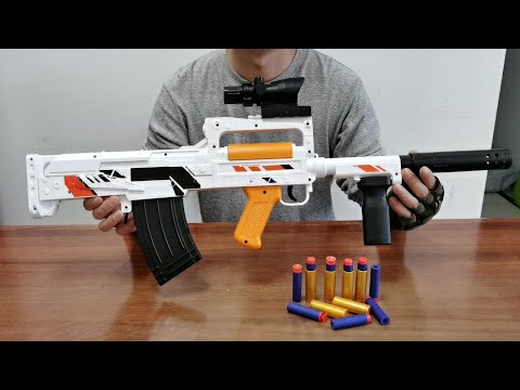 OTs-14 Groza Shell Ejection Soft Bullet Toy Gun Unboxing 2023
