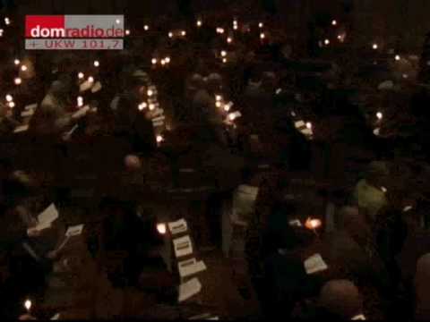 Osternacht im Kölner Dom 2009: Feierliches Gloria