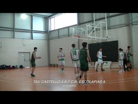 TAU CASTELLO A 75-61 C.B. ESCOLAPIAS A