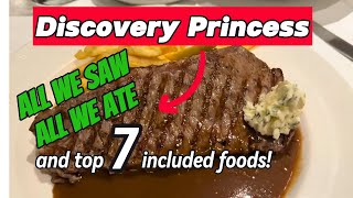 Discovery Princess included cruise food silent vlog I The top 7 must-eats!