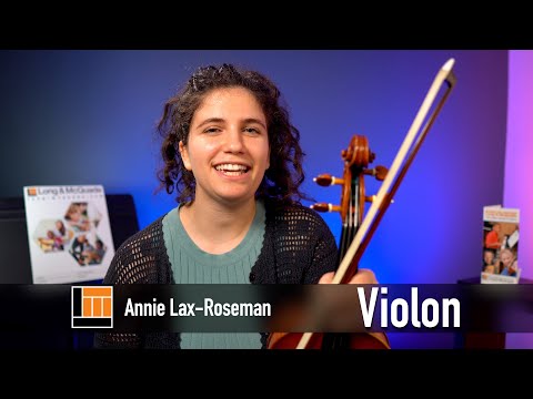 Cours de violon avec Annie Lax-Roseman chez Long & McQuade Longueuil