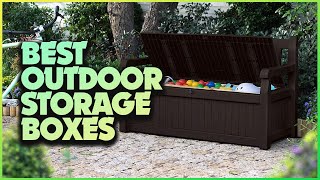 Top 5 Best Outdoor Storage Boxes for Organized Spaces!