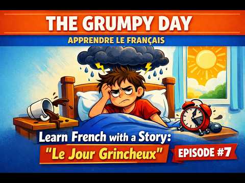#7   Learn French with a Story: The Grumpy Day (Le Jour Grincheux) 😠