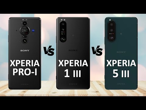 Sony Xperia Pro I Vs Sony Xperia 1 III Vs Sony Xperia 5 III