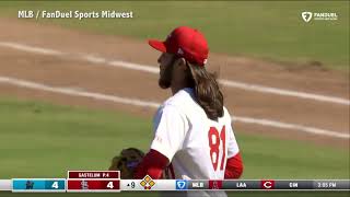 LUIS GASTELUM, CARDS VS MARLINS  18 MARZO 2025