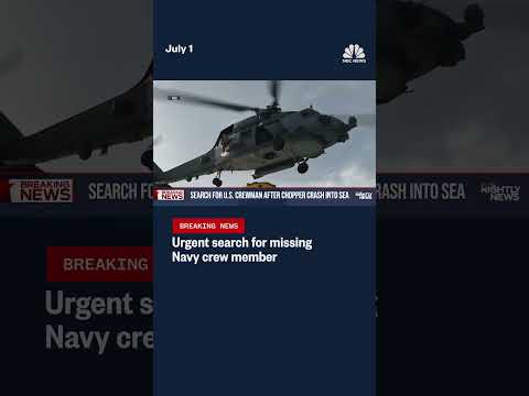 Urgent search for missing Navy crew member