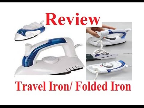 Mini Portable Electric Foldable Travel Iron for Clothes. Travel Steamer Steam Iron and Deodorizer Video