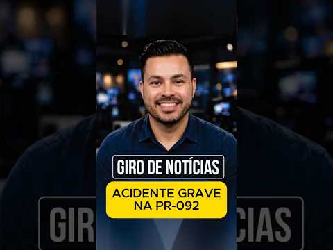 Colisão grave fecha a PR-092 no fim de semana: veja o que aconteceu