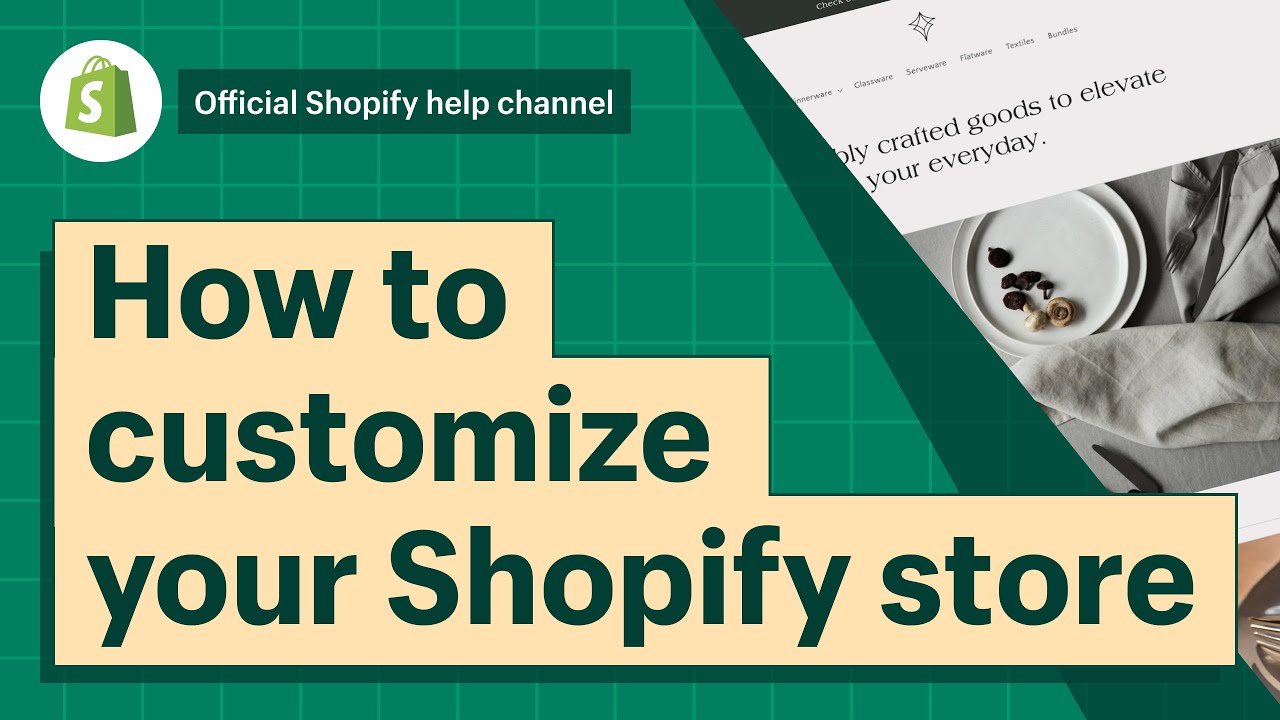 How to customize your Shopify store