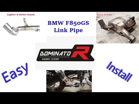 BMW Dominator Pipe Install