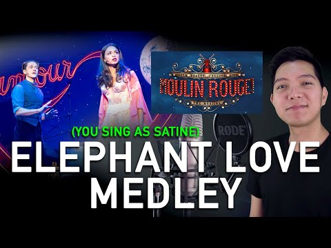 Elephant Love Medley (Christian Part Only - Karaoke) - Moulin Rouge! The Musical